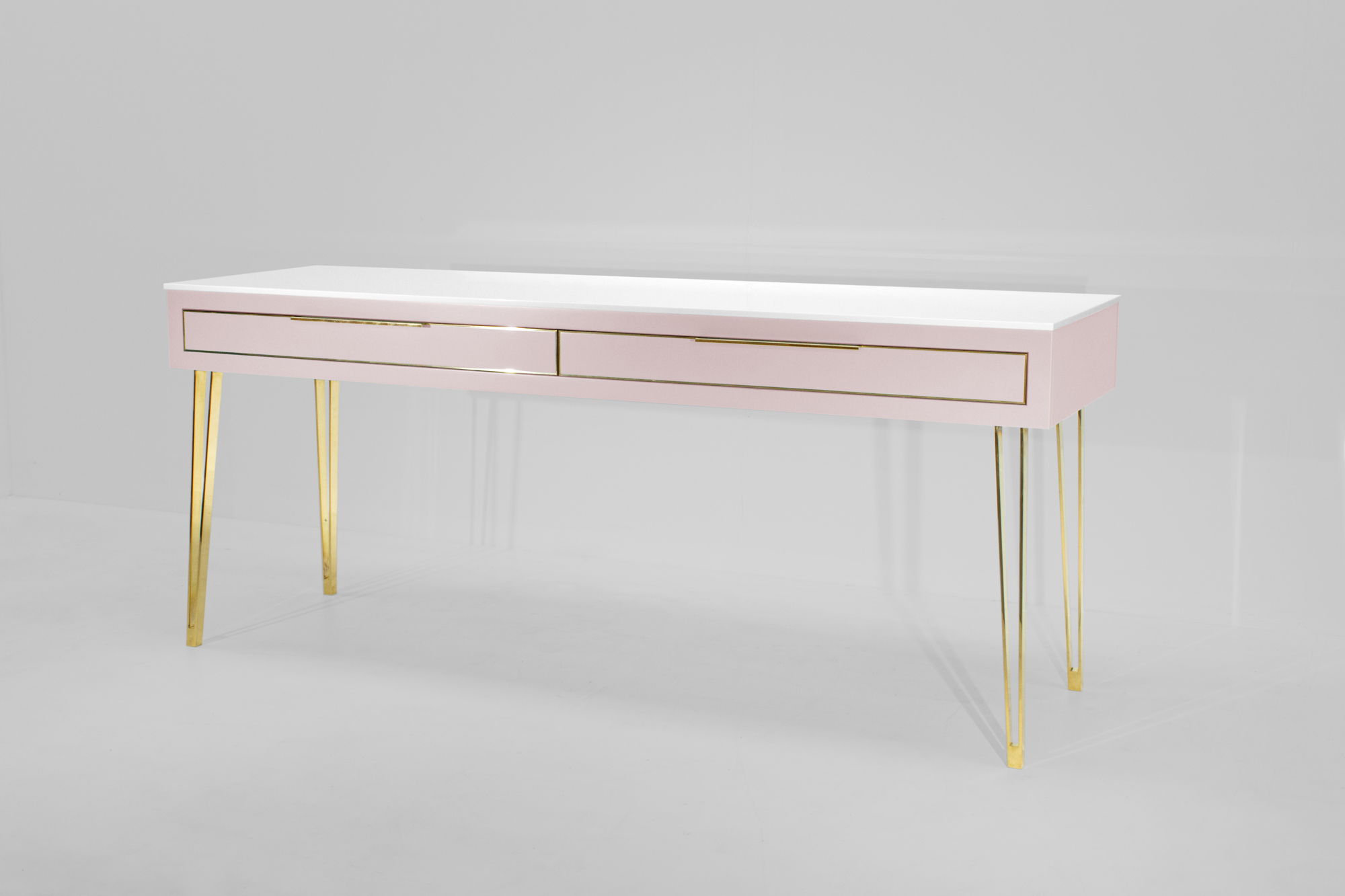 blush writing desk