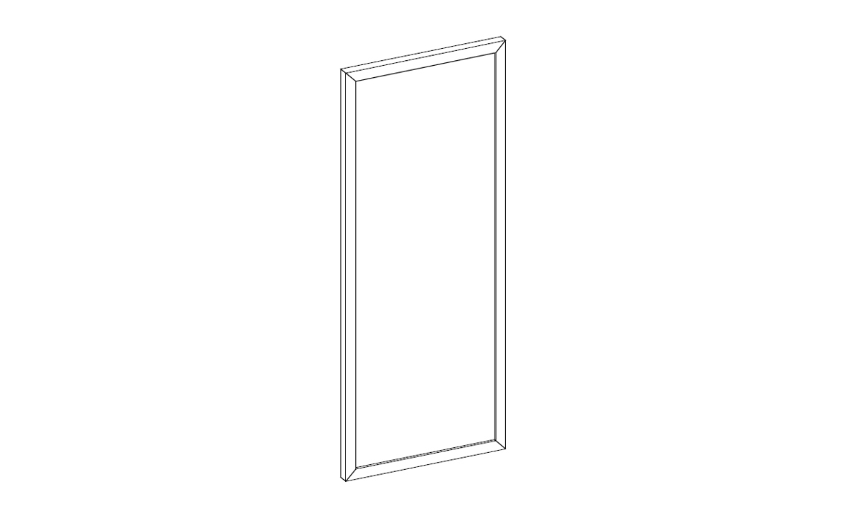 600-M1 Mirror, Framed 1” Metal - 600-M1 - The Furniture Guild